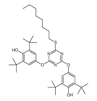 4,4'-[[6-(octylthio)-1,3,5-triazine-2,4-diyl]bis(oxy)]bis[2,6-di-tert-butylphenol] picture