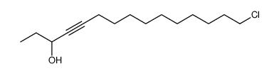 15-chloro-pentadec-4-yn-3-ol Structure