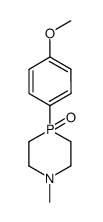 4-(4-methoxyphenyl)-1-methyl-1,4-azaphosphinane 4-oxide Structure