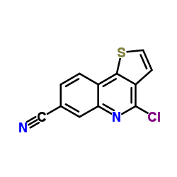 4-Chlorothieno[3,2-c]quinoline-7-carbonitrile Structure