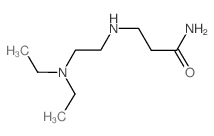 3-{[2-(Diethylamino)ethyl]amino}propanamide结构式