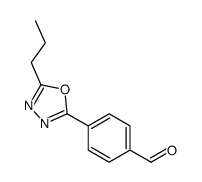 4-(5-Propyl-1,3,4-oxadiazol-2-yl)benzaldehyde结构式