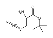 AZIDOALANINE,TERT-BUTYLESTER结构式