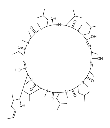 8-(N-methylalanine)cyclosporin A structure