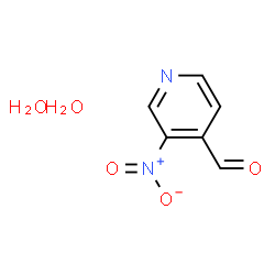 3-Nitroisonicotinaldehyde dihydrate structure