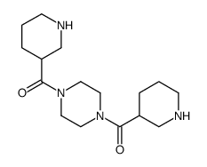 [4-(piperidine-3-carbonyl)piperazin-1-yl]-piperidin-3-ylmethanone结构式