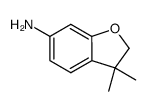 3,3-dimethyl-2,3-dihydrobenzofuran-6-amine structure