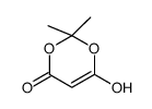 6-hydroxy-2,2-dimethyl-1,3-dioxin-4-one Structure