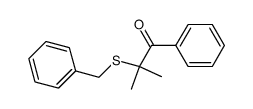 α-(benzylthio)isobutyrophenone结构式