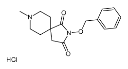 8-methyl-2-phenylmethoxy-2,8-diazaspiro[4.5]decane-1,3-dione,hydrochloride结构式