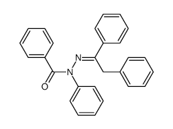 N'-(1,2-diphenylethylidene)-N-phenylbenzohydrazide Structure