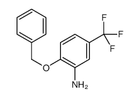 2-(BENZYLOXY)-5-(TRIFLUOROMETHYL)ANILINE结构式