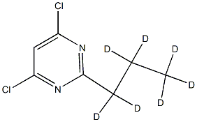 4,6-Dichloro-2-(n-propyl-d7)-pyrimidine structure