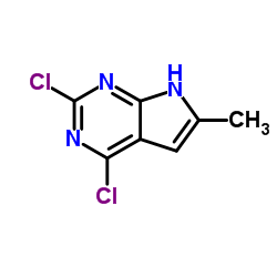 2,4-Dichloro-6-methyl-7H-pyrrolo[2,3-d]pyrimidine picture