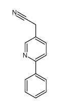 (6-Phenyl-pyridin-3-yl)-acetonitrile structure