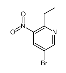 5-bromo-2-ethyl-3-nitropyridine Structure