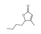 4-methyl-5-(n-butyl)-2(5H)-furanone结构式