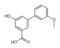 5-HYDROXY-3'-METHOXY-[1,1'-BIPHENYL]-3-CARBOXYLIC ACID Structure