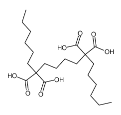 octadecane-7,7,12,12-tetracarboxylic acid结构式