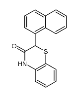 2-(naphthalen-1-yl)-2H-benzo[b][1,4]thiazin-3(4H)-one Structure