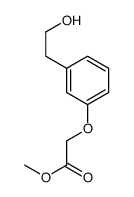 methyl 2-[3-(2-hydroxyethyl)phenoxy]acetate结构式