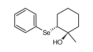 1-methyl-2-phenylselenyl cyclohexan-1-ol Structure