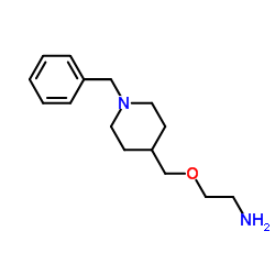 2-[(1-Benzyl-4-piperidinyl)methoxy]ethanamine Structure