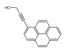 3-(pyren-1-yl)prop-2-yn-1-ol结构式