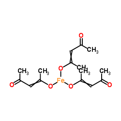 Ferric acetylacetonate structure