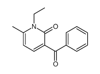 3-benzoyl-1-ethyl-6-methylpyridin-2-one Structure