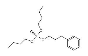 dibutyl 3-phenylpropyl phosphate结构式