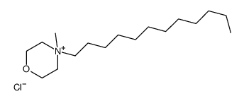 4-dodecyl-4-methylmorpholin-4-ium,chloride Structure