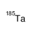 tantalum-185 Structure