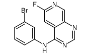 N-(3-Bromophenyl)-6-fluoropyrido[3,4-d]pyrimidin-4-amine Structure