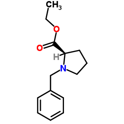 Ethyl 1-benzyl-D-prolinate structure