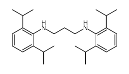 N,N'-bis[2,6-di(propan-2-yl)phenyl]propane-1,3-diamine Structure