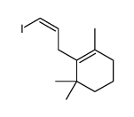 2-(3-iodoprop-2-enyl)-1,3,3-trimethylcyclohexene结构式