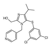 {5-[(3,5-DICHLOROPHENYL)SULFANYL]-4-ISOPROPYL-1-(PYRIDIN-4-YLMETHYL)IMIDAZOL-2-YL}METHANOL picture