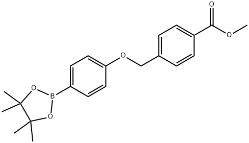 4-(4-甲氧羰基苄氧基)苯基硼酸频哪醇酯图片