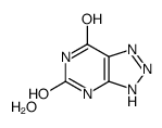 8-AZAXANTHINE MONOHYDRATE Structure