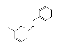 6-phenylmethoxyhex-3-en-2-ol结构式