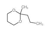 1,3-Dioxane,2-methyl-2-propyl-结构式