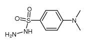 4-(dimethylamino)benzenesulfonylhydrazide Structure