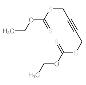 Carbonicacid, dithio-, S,S'-2-butynylene O,O'-diethyl ester(8CI) Structure