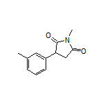 1-Methyl-3-(m-tolyl)pyrrolidine-2,5-dione Structure