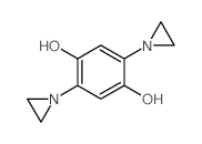 1,4-Benzenediol,2,5-bis(1-aziridinyl)- structure