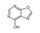 Oxazolo[5,4-d]pyrimidin-7-ol (8CI) Structure