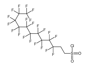 3,3,4,4,5,5,6,6,7,7,8,8,9,9,10,10,11,11,12,12,12-henicosafluorododecane-1-sulphonyl chloride结构式