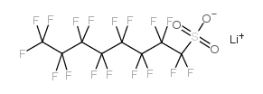 heptadecafluoro-1-octanesulfonic acid lithium salt Structure