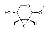 Methyl2,3-anhydro-beta-D-ribopyranoside结构式